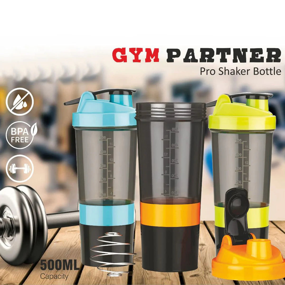 Gym Shaker Bottle & Shakers For Protein