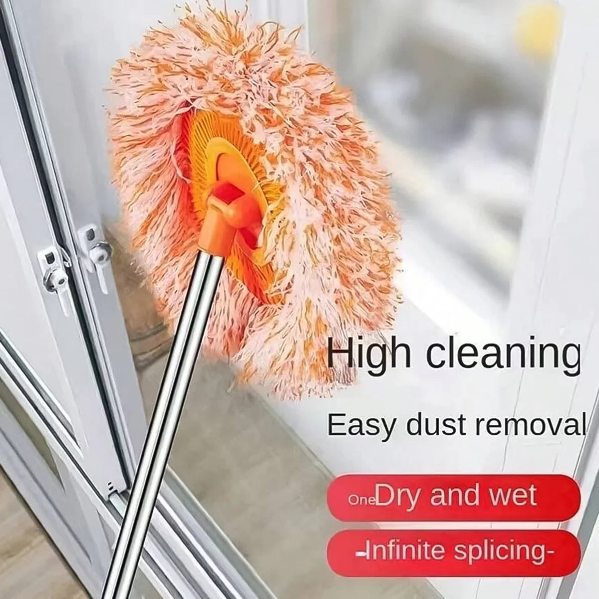 Stylish Cleaning Mop, Rotatable Spin (110 Cm / 1 Pc)