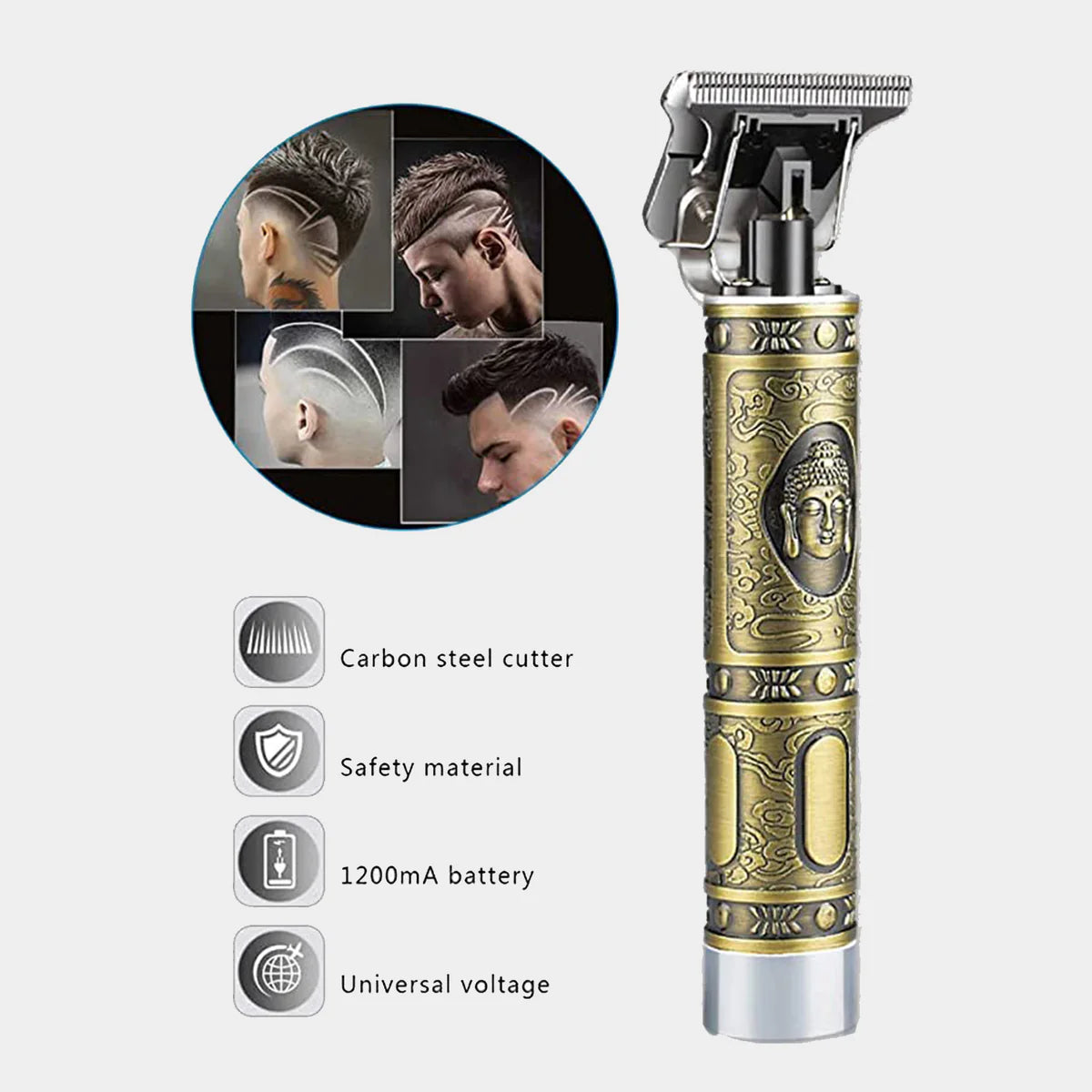 Hair Trimmer For Men With Adjustable Blade Clipper