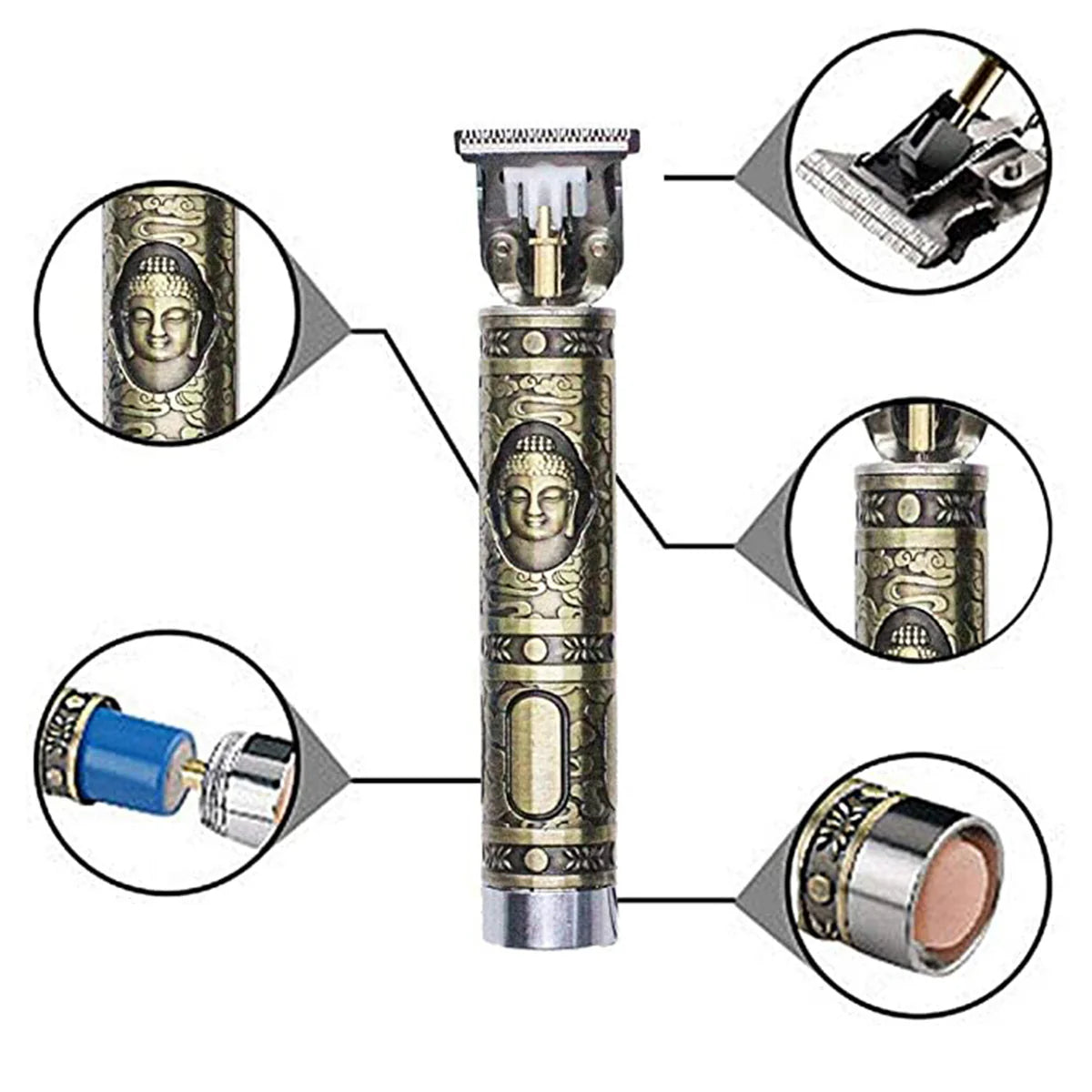 Hair Trimmer For Men With Adjustable Blade Clipper